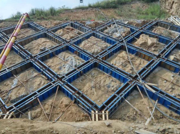 方格骨架護坡模具