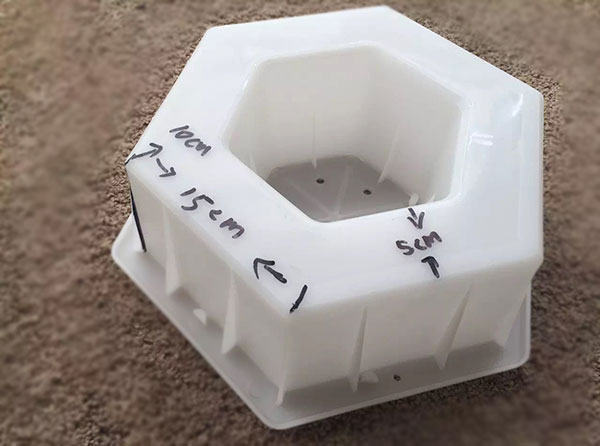 鐵路空心六棱塊模具